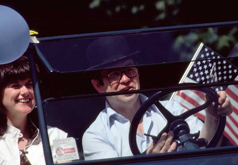 July 4, 1982 - North Andover, Massachusetts.<br />4th of July parade.