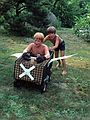 July 17, 1982 - Manchester by the Sea, Massachusetts.<br />Flying again, Jimmy piloting, Jeremy powering.