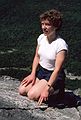 July 24, 1982 - Wildcat Ridge Trail, Pinkham Notch, New Hampshire.<br />Bell Labs Merrimack Valley Outing Club hike to Carter Notch AMC hut, NH.<br />Mary (Richard's sister visiting from England).