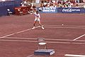 July 31, 1982 - North Conway, New Hampshire.<br />Volvo Tennis Tournament at Mt. Cranmore.<br />Ivan Lendl
