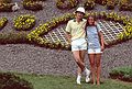 July 31, 1982 - North Conway, New Hampshire.<br />Volvo Tennis Tournament at Mt. Cranmore.<br />Oscar and Linda.