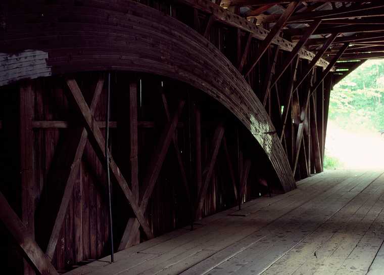 August 1, 1982 - Durgin Bridge near North Sandwich, New Hampshire.