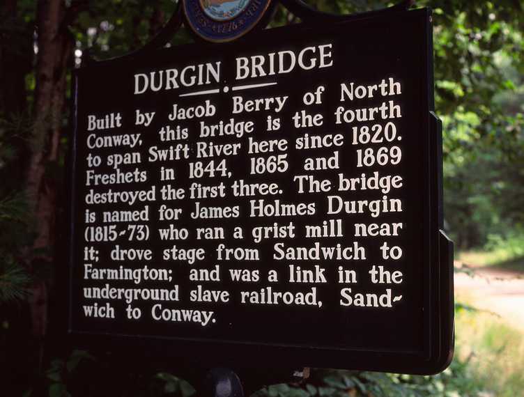 August 1, 1982 - Durgin Bridge near North Sandwich, New Hampshire.