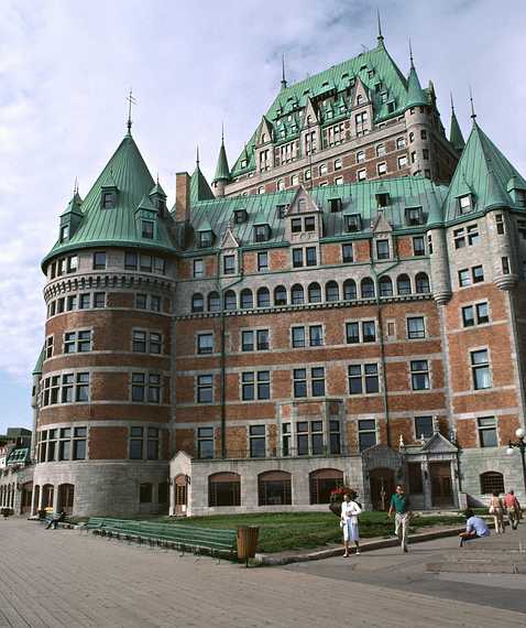 August 13, 1982 - Quebec City, Quebec, Canada.<br />Chateau Frontenac.