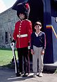 August 13, 1982 - Quebec City, Quebec, Canada.<br />In the Citadelle.<br />Julian.
