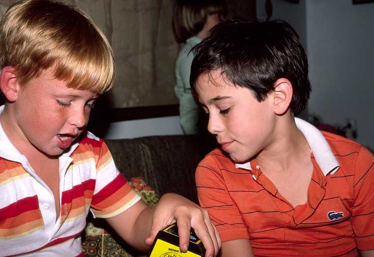 August 14, 1982 - Manchester by the Sea, Massachusetts.<br />Jimmy and Julian.