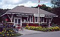 August 28, 1982 - Vermont Bicycle Touring trip out of Dorset, Vermont.<br />"The Station" restaurant in Pawlet.