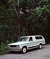 August 28, 1982 - Vermont Bicycle Touring trip out of Dorset, Vermont.<br />My B2000 longbed Mazda pickup truck