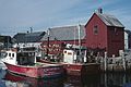 Oct. 3, 1982 - Cape Ann, Massachusetts.<br />Bicycling with Jim.<br />Motif #1 in Rockport.