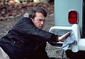 Nov. 14, 1982 - Gales Ferry, Connecticut.<br />Uldis working on his VW bus.