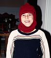 Dec. 24, 1982 - At Baiba and Ronnie's in Baltimore, Maryland.<br />Julian wearing his new balaclava.