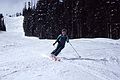 March 2, 1983 - Aspen Highlands, Colorado.<br />Eunice.