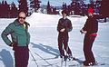March 3, 1983 - Copper Mountain, Aspen Highlands, or Aspen, Colorado.<br />Egils, Leslie, and Buzzy.