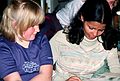 April 2, 1983 - Manchester by the Sea, Massachusetts.<br />Laila and Juris' friend Nancy.