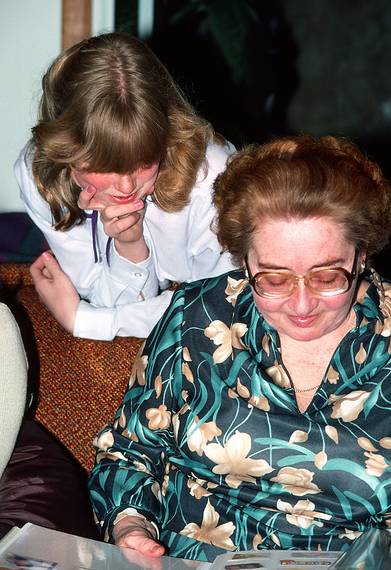 April 2, 1983 - Manchester by the Sea, Massachusetts.<br />Krista and Juris' mother Velta (also Mirdza's sister).