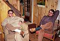 April 3, 1983 - Gloucester, Massachusetts.<br />Cousins Uldis and Juris.