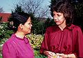 April 23, 1983 - Manchester by the Sea, Massachusetts.<br />Alberts', Arnolds', Juris' and Laila's birthday party.<br />Nancy and Diane.