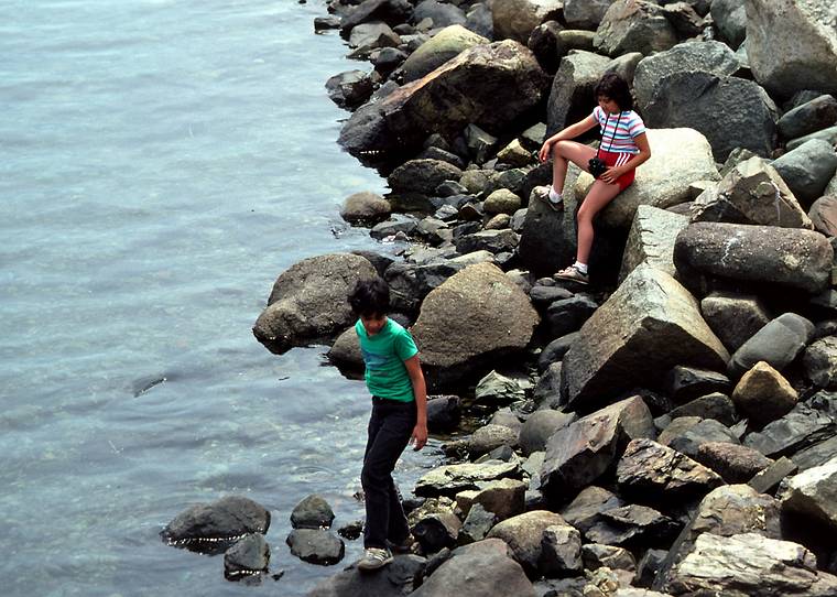 June 26, 1983 - Ogunquet, Maine.<br />Eric and Melody.