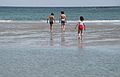 June 26, 1983 - Ogunquet, Maine.<br />Eric, Carl, and Melody.