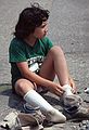 July 2, 1983 - Kennebunk Beach, Maine.<br />Melody.