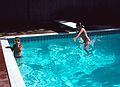 July 10, 1983 - Lawrence, Massachusetts.<br />At Marie's (Joyce's mother's) pool.<br />Eric and Melody.