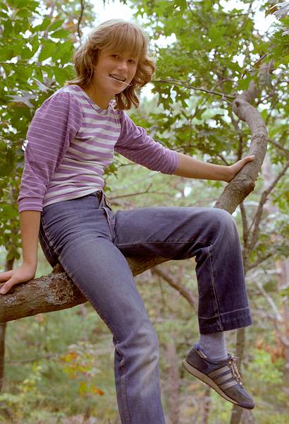 Aug. 1983? - At Velta's and Arnold's home, Gloucester, Massachusetts.<br />Krista.