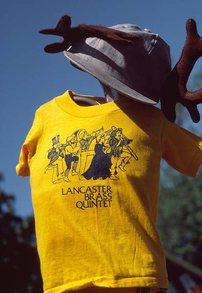 August 13, 1983 - Merrimac, Massachusetts.<br />Old Home Day Celebration.<br />Tee short print designed by Joyce.