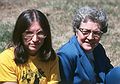 August 13, 1983 - Merrimac, Massachusetts.<br />Old Home Day Celebration.<br />Joyce and her mother Marie.