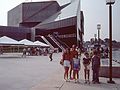 August 28, 1983 - Baltimore, Maryland.<br />At the Aquarium.<br />Joyce, Ronnie (my brother in law), Melody, Julian (my nephew), and Eric (with Carl hiding behind him).