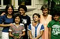 August 29, 1983 - Baltimore, Maryland.<br />At Baiba and Ronnies house.<br />Joyce, Melody, Carl, Julian, Baiba (my sister), and Eric.