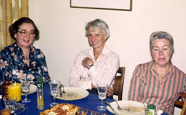 Oct. 29, 1983 - North Andover, Massachusetts.<br />Velta, Ilze (visiting from Germany), and Mirdza.