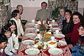 Dec. 25, 1983 - Christmas at Memere Marie's in Lawrence, Massachusetts.<br />Around the table: Eric, Melody, Joyce, Aunt Retta, Uncle Ernie, Tom, Marie, Norma, Paul, and Carl.