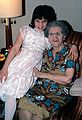 April 22, 1984 - Lawrence, Massachusetts.<br />Melody and her great grandmogher Memere Rose.