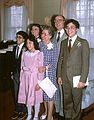 May 5, 1984 - Newburyport, Massachusetts.<br />Joyce's and Egils' wedding.<br />Eric, Melody, Joyce, Marie, Egils, and Carl.