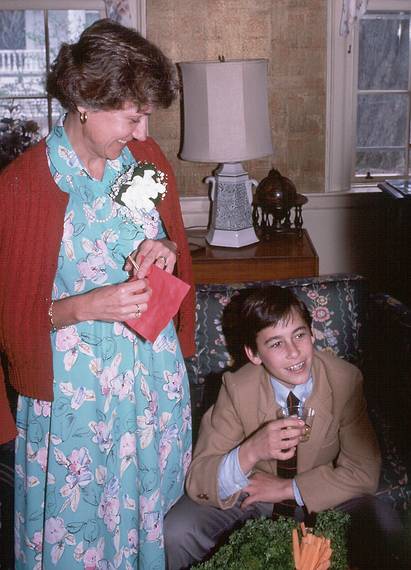 May 5, 1984 - Newburyport, Massachusetts.<br />Joyce's and Egils' wedding.<br />Egils' sister Baiba and her son Julian.