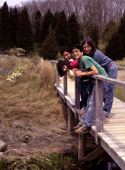 May 27, 1984 - Cape Cod, Massachusetts.<br />Melody, Carl, Eric, and Joyce.