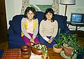June 10, 1984 - Merrimac, Massachusetts.<br />Birthday party for Carl and Egils.<br />Becky, Melody's best friend, and Melody.