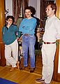 June 10, 1984 - Merrimac, Massachusetts.<br />Birthday party for Carl and Egils.<br />Norma, Joyce's sister, Paul, Norma's husband, and Tom, Joyce's brother.