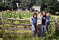 July 22, 1984 - Sturbridge Village, Massachusetts.<br />Melody, Eric, Joyce, and Carl.