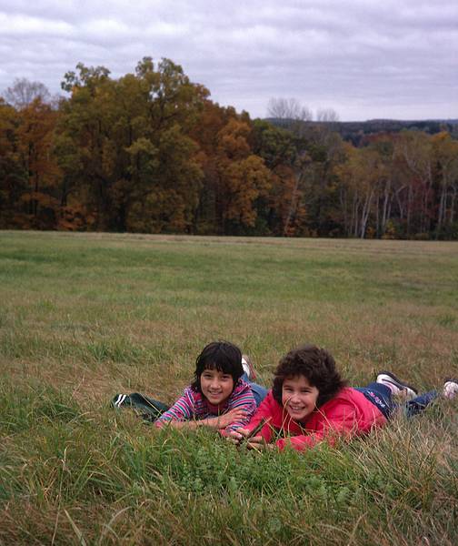 October, 1984 - North Andover, Massachusetts.<br />Appalachian Mountain Club hike.<br />Melody and Becky.