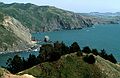 May 6, 1984 - Muir Beach Overlook, Muir Beach, California.<br />Looking southeast towards San Francisco.