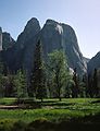 May 10, 1984 - Yosemite Valley in Yosemite National Park. California.<br />Cathedral Spires?