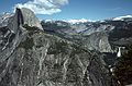 May 11, 1984 - Yosemite Valley in Yosemite National Park.<br />Half Dome, Vernal Falls, and Nevada Falls as seen from Glacier Point.
