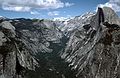May 11, 1984 - Yosemite Valley in Yosemite National Park.<br />Yosemite Valley with Half Done from Glacier Point.