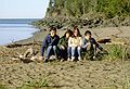 August 21, 1984 - Fundy National Park, New Brunswick, Canada.<br />Carl, Melody, Joyce, and Eric.