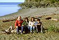 August 21, 1984 - Fundy National Park, New Brunswick, Canada.<br />Egils, Melody, Joyce, and Eric.