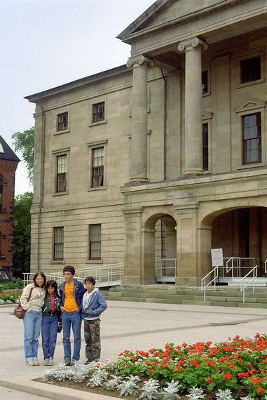 August 24, 1984 - Charlottetown, Prince Edward Island, Canada.<br />Joyce, Melody, Carl, and Eric.