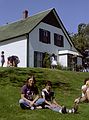 August 26, 1984 - Cavendish, Prince Edward Island, Canada.<br />Green Gables House.<br />Joyce and Eric watching the events.