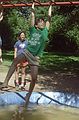 August 27, 1984 - Cavendish, Prince Edward Island, Canada.<br />Rainbow Valley Park.<br />Carl and Eric.