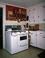 April 14, 1985 - Merrimac, Massachusetts.<br />Our house, before the addition was torn down for a new one.<br />The old kitchen.